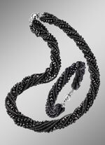 Wundervoll funkelndes Schmuck-Set, 2-teilig SCHWARZ
