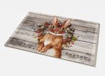 Hochwertige Fussmatte mit Osterhase 