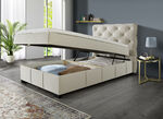 Boxspringbett mit Kaltschaumtopper CREME