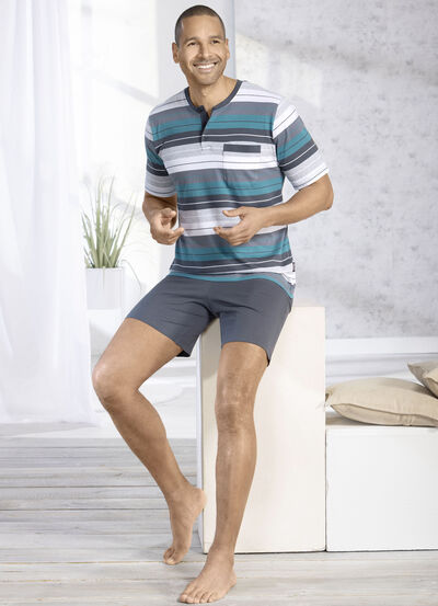 Shorty mit Knopfleiste - 