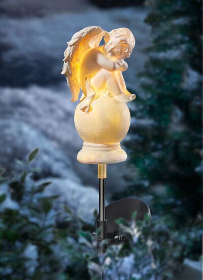 LED-Engel auf Kugel 