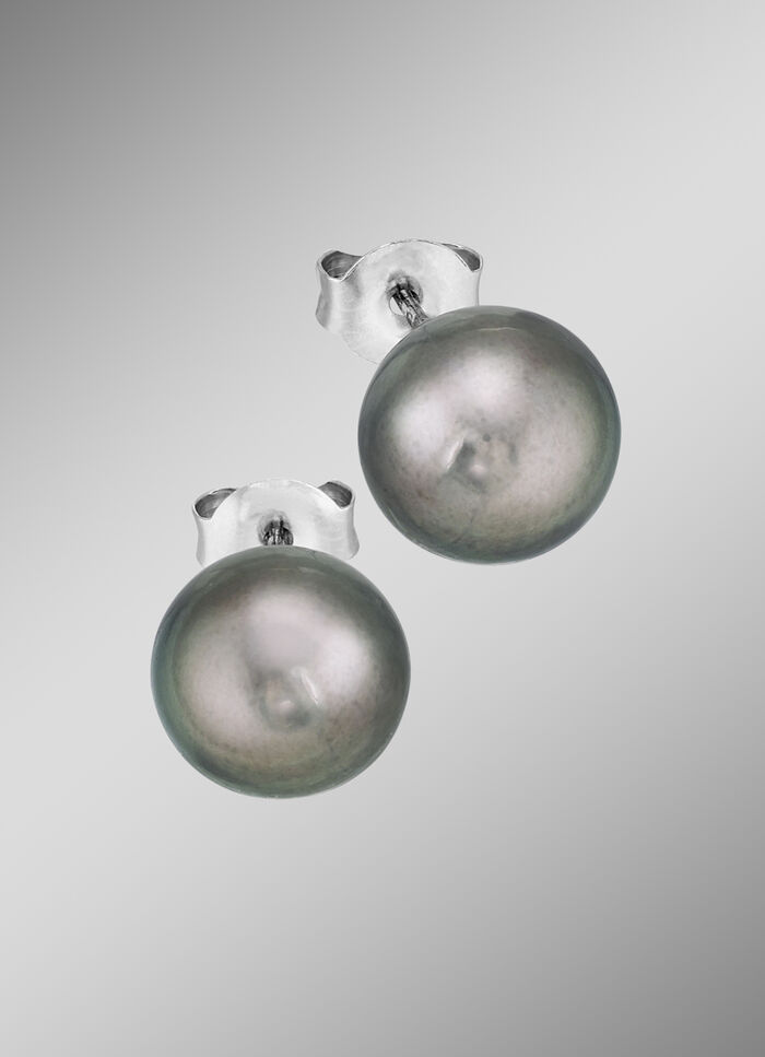 Ohrstecker mit Tahiti-Zuchtperlen 