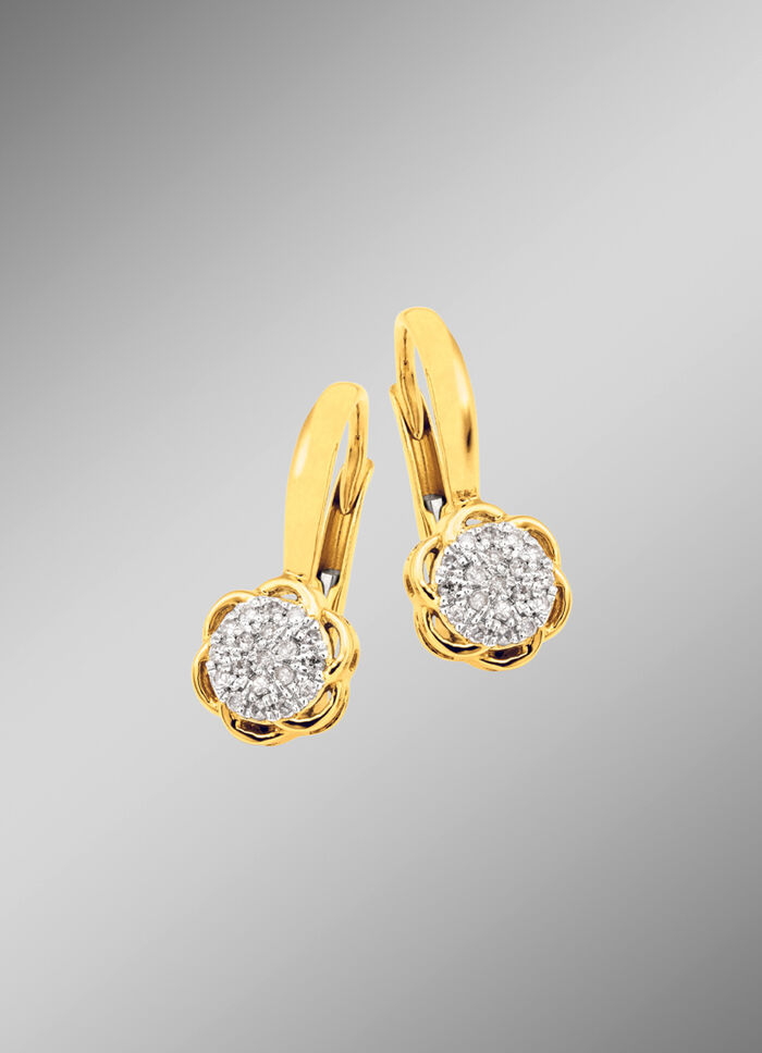 Ohrringe mit Diamanten 