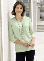 Pullover mit Seide 