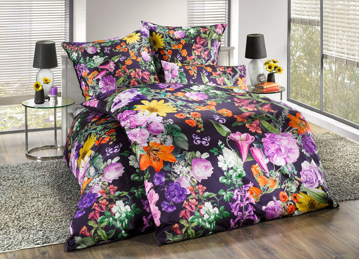 Bettwäsche-Garnitur in Mako-Satin-Qualität MULTICOLOR