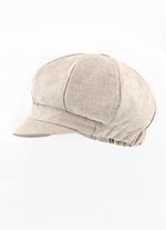 Leichte Damen-Ballonm&uuml;tze mit Elastikeinsatz 