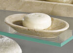 Badezimmer-Accessoires aus Marmor BEIGE
