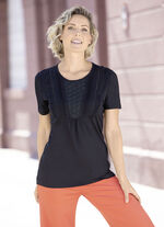 Shirt mit edler Spitze, 