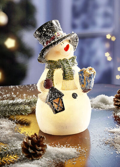 Beleuchteter Schneemann 