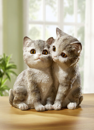 Tolle Dekofigur Katzenpaar 
