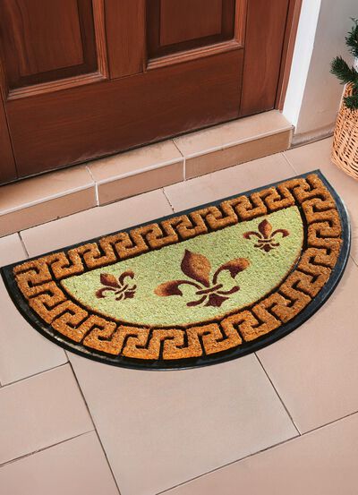 Fussmatte mit Lilien-Motiv 