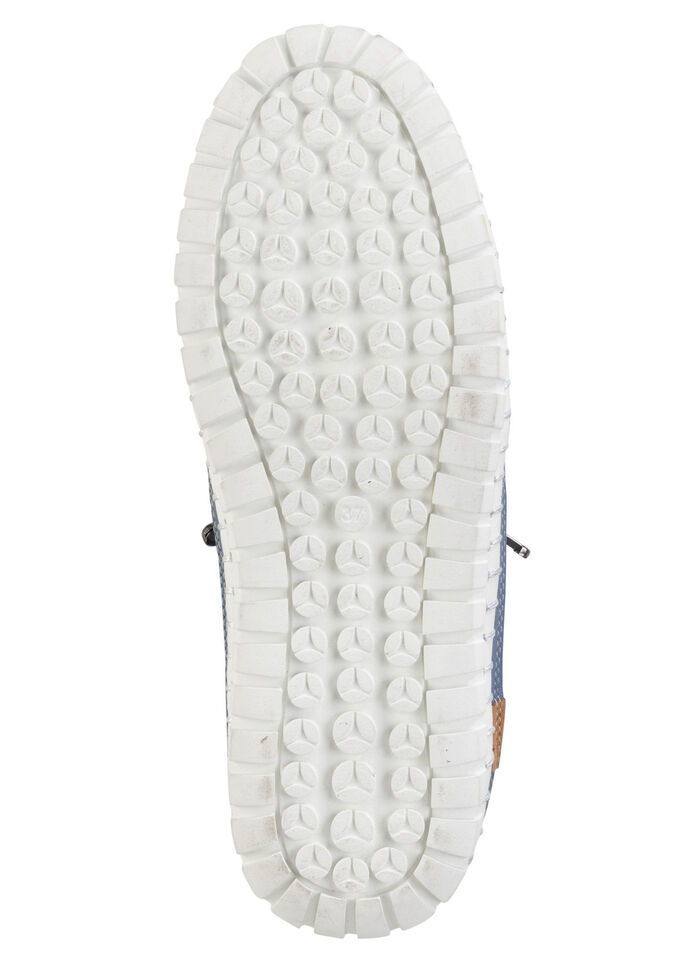 Gemini, sommerliche Damen-Schnürschuhe, Weite G, mit herausnehmbarem Fussbett JEANS