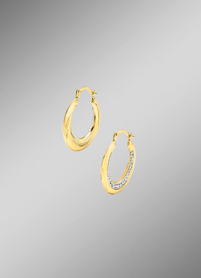 Vielseitige Creolen, beidseitig tragbar 