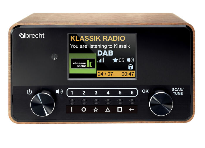 Digital-Radio mit grossem Farbdisplay 