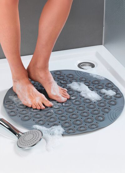 Duschmatte mit Fussreflexzonenmassagenoppen 