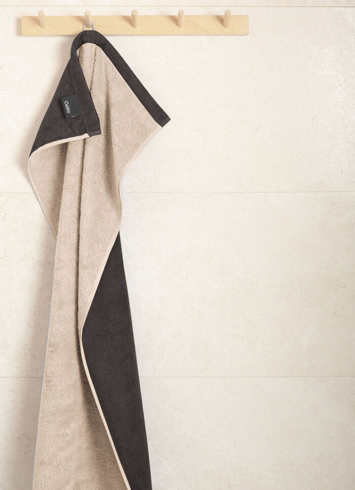 Wende-Frottier-Serie BEIGE-ANTHRAZIT