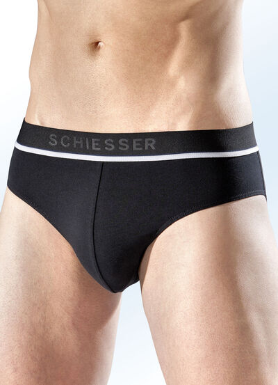 Schiesser Dreierpack Slips aus Feinjersey 