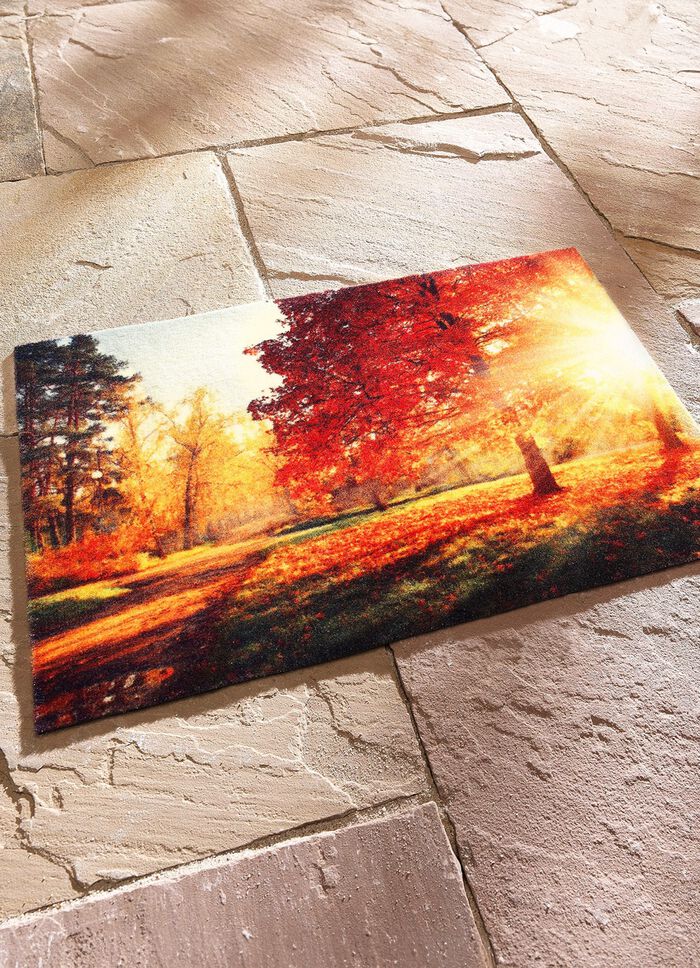 Fussmatte Herbstwald 