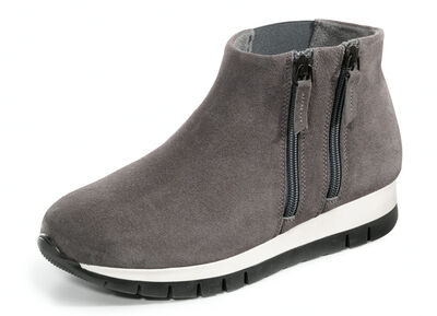 Bootie mit zwei Reissverschlüssen 