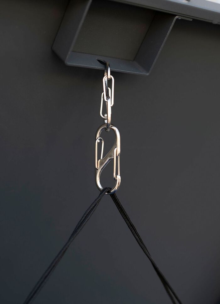 M&uuml;lltonnenbox &laquo;Kubus&raquo;, anthrazit 