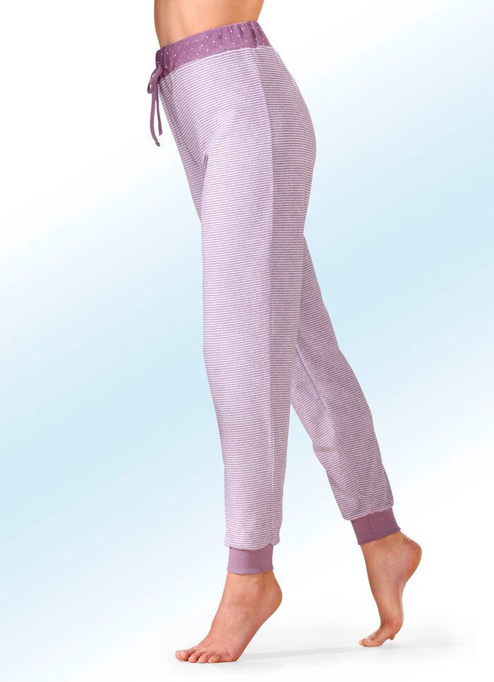 Comtessa Zweierpack Schlaf- und Freizeithosen aus Frottier 