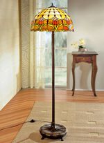 Tiffany-Stehlampe, 2-flammig 