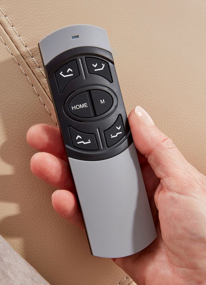 Leder-Polsterecke mit Relax-Funktion BORDEAUX