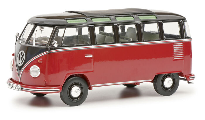Sammlermodell VW T1b Samba aus Zinkdruckguss 