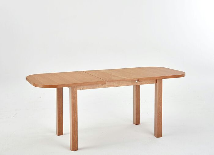 Esstisch, oval, ausziehbar 