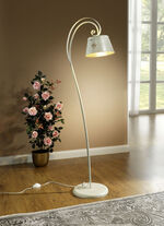 1-flammige Stehleuchte aus Eisen 