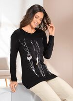 Shirt mit platziertem Druck 