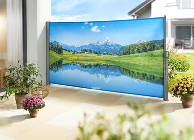 Seitenmarkise aus Aluminium und Stahl 
