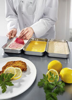 Panier-Set, 3-teilig. aus rostfreiem Edelstahl 