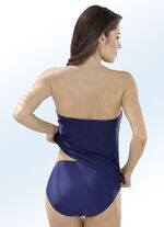 Laurina Tankini in Bandeauform mit verstell- und abnehmbaren Trägern, 