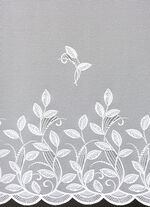 Blumenfenster-Vorhang mit Universalschienenband 