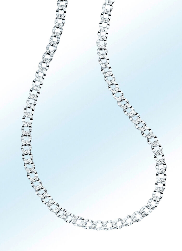 Massive Panzerketten-Garnitur mit Brillantstruktur 