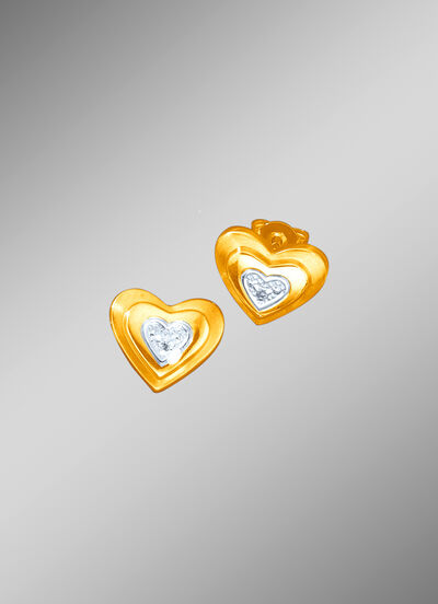 Ohrstecker mit Diamanten - 