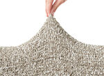Bi-elastische Mikrofaser-Stretchbezüge BEIGE