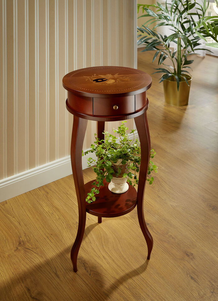 Beistelltisch mit Intarsien 