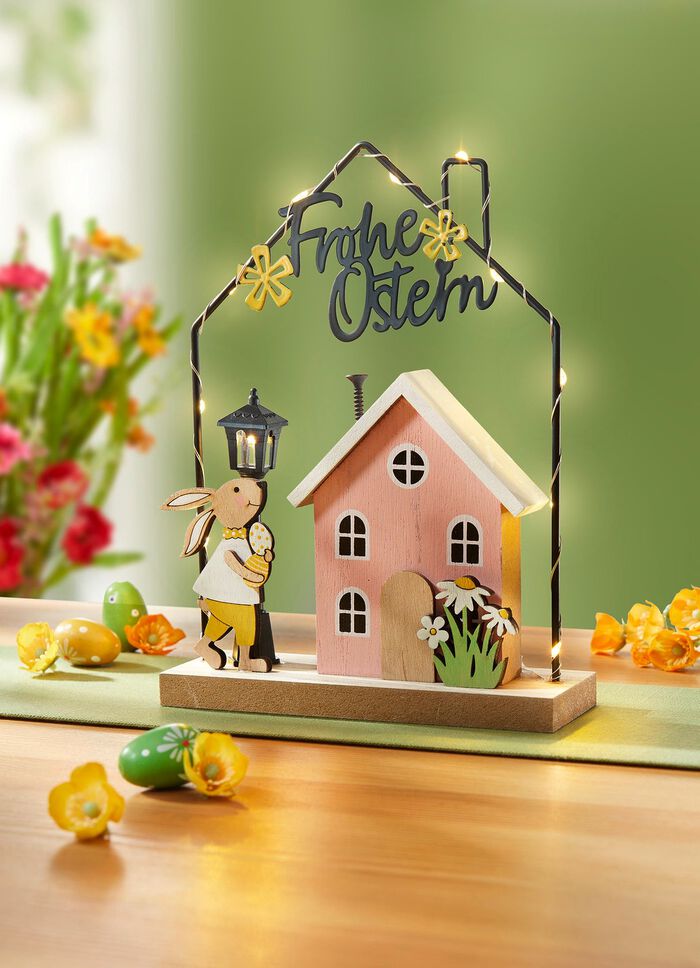 Beleuchtete Osterdekoration 