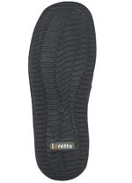 Schn&uuml;rschuh aus Nappaleder mit Knitter-Struktur SCHWARZ