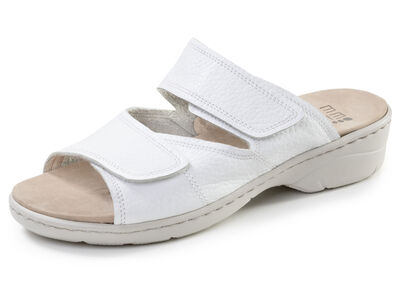 ELENA EDEN, bequeme Damen-Pantoletten, Weite H, mit herausnehmbarem Fussbett 