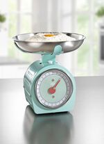 K&uuml;chenwaage im Retro-Design ohne Batterien MINT