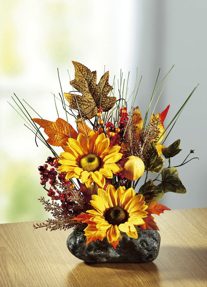 Sonnenblumen-Gesteck 