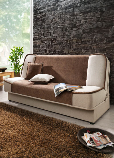 Schlafsofa mit Bettkasten 