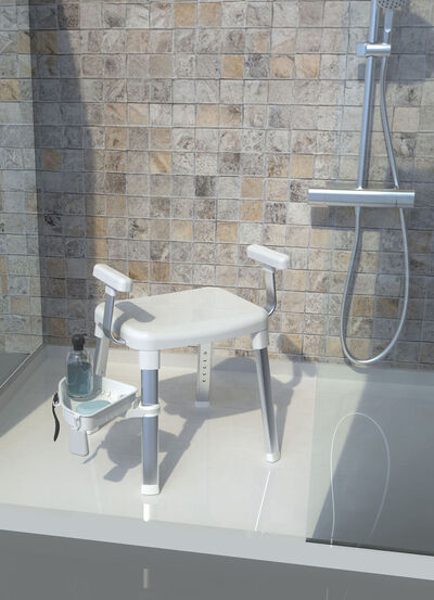 Dusch-und Badehocker aus hochwertigem Kunsstoff 