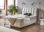 Boxspringbett mit Bettk&auml;sten und Kaltschaum-Topper BEIGE