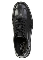 GINO GALANTE, schicke Herren-Schnürschuhe, mit herausnehmbarem Fussbett SCHWARZ