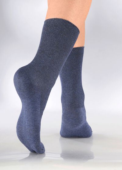 Sechserpack Socken mit druckfreiem Bund 