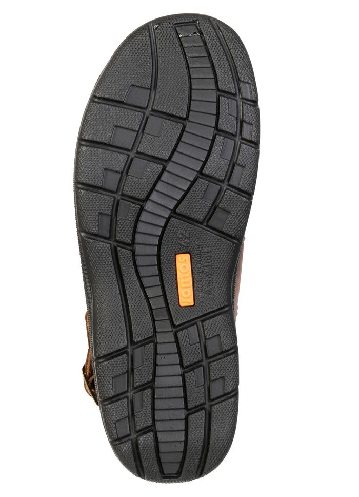 Klassische Herren-Sandalen, Weite H, mit Klettverschluss MOKKA